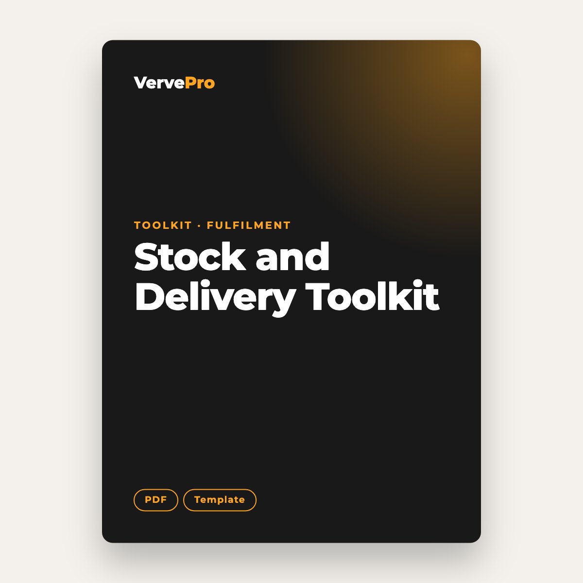 Stock and Delivery Toolkit